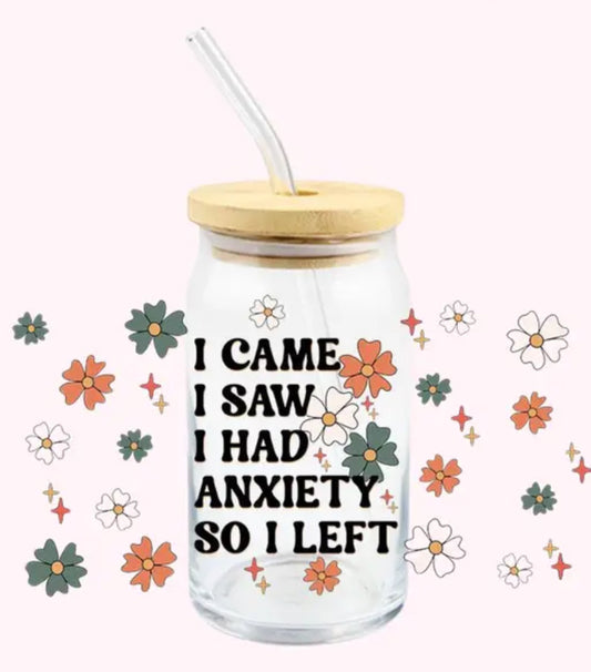 So I Left - Glass cup